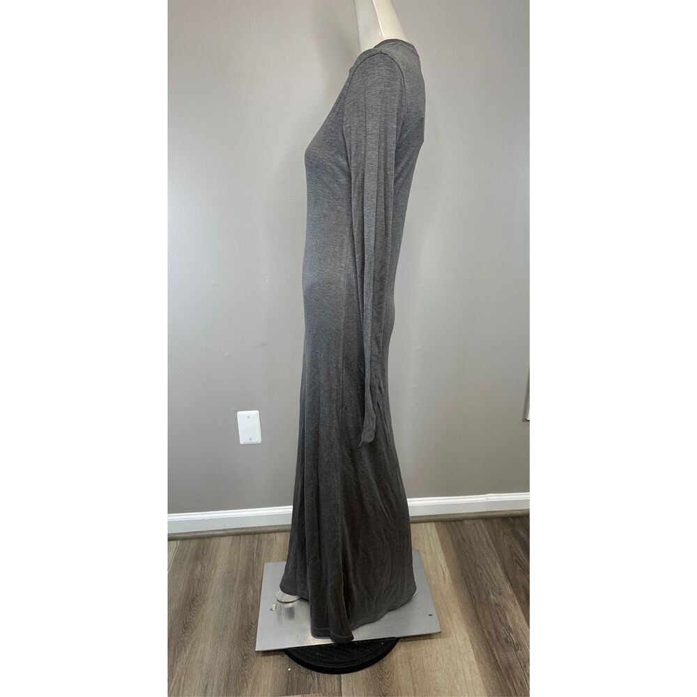 NWT Toteme Crew Neck Long Sleeve Pullover Jersey Maxi Dress Gray Melange XS $520 - Picture 7 of 11